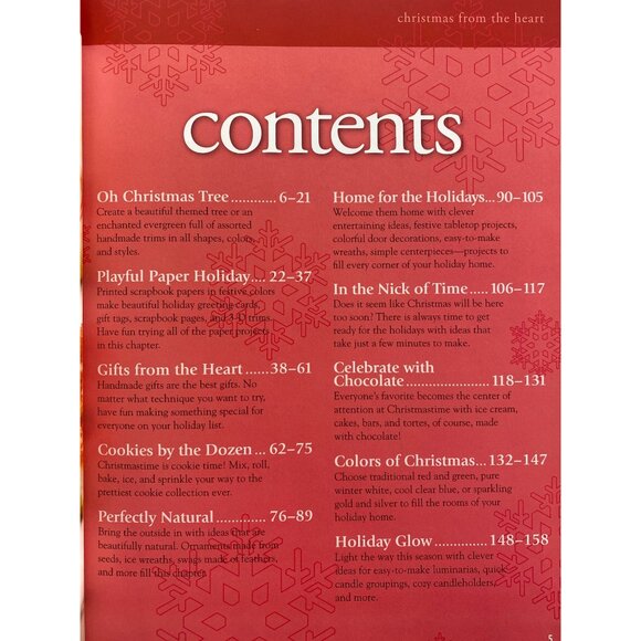 Better Homes & Gardens Christmas From The Heart Book - Picture 3 of 5